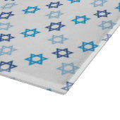 Star von David Blue und White Schneidebrett (Ecke)