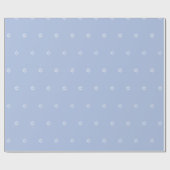 Star von David Blue White Boys Geschenkpapier (Flach)