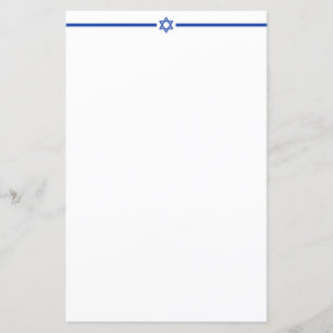 Star von David Blue White Stationery Letterhead