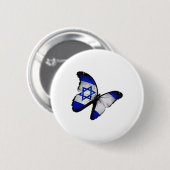 Star von David Butterfly Button (Vorne & Hinten)