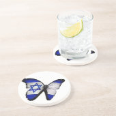 Star von David Butterfly Sandstein Untersetzer (Seite)