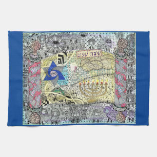 Star von David Challah Cover Geschirrtuch