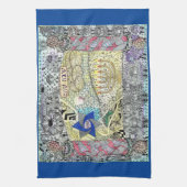  Star von David Challah Cover Geschirrtuch (Vertikal)