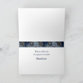 Star von David Classic Bar Mitzvah Mazel Tov Karte (Innenseite)