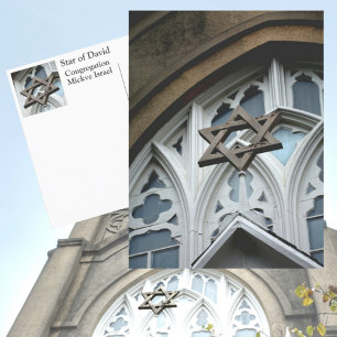 Star von David Congregation Mickve Israel Savannah Postkarte