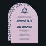 Star von David Custom B'nai Bat Bar Mitzvah Arched Einladung<br><div class="desc">Perfekte Karte, um eine Bar mitzvah, Fledermausmitzvah oder andere jüdische Feier anzukündigen! Handgemachte Kunst für Sie! Vollständig anpassbar! Klicken Sie auf "Personalisieren" oben, um den Text zu bearbeiten. Klicken Sie auf "Bearbeiten mit dem Design-Tool", um die Schriftart, Farben und Platzierungen anzupassen und den Rahmen oder die Rückseite zu löschen, wenn...</div>