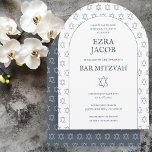 Star von David Custom B'nai Bat Bar Mitzvah Arched Einladung<br><div class="desc">Perfekte Karte, um eine Bar mitzvah, Fledermausmitzvah oder andere jüdische Feier anzukündigen! Handgemachte Kunst für Sie! Vollständig anpassbar! Klicken Sie auf "Personalisieren" oben, um den Text zu bearbeiten. Klicken Sie auf "Bearbeiten mit dem Design-Tool", um die Schriftart, Farben und Platzierungen anzupassen und das Design auf der Rückseite zu löschen, wenn...</div>