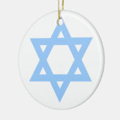 Star von David Customized Hanukkah Weihnachtsbaum Keramik Ornament (Links)