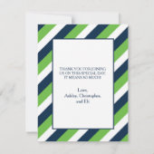 Star von David Dankeschön - Boy Dankeskarte (Rückseite)