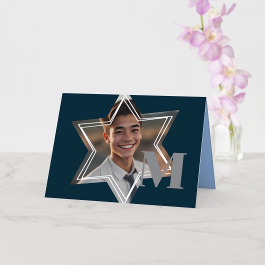 Star von David Foto Frame Danke Monogram (Orchidee)