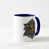 Star von David Gold Tasse (VorderseiteRechts)