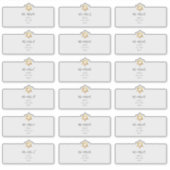 Star von David Guest Address Labels (Vorderseite)