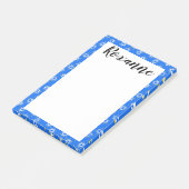 Star von David Hanukkah CUSTOMIZE IT Notepad Post-it Klebezettel (angewinkelt)