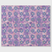 Star von David Hanukkah Geschenkpapier (Flach)