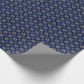 Star von David Hanukkah Geschenkpapier (Ecke)