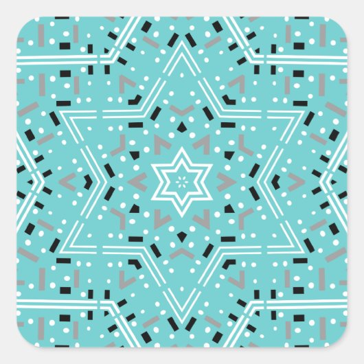 Star von David Hanukkah Stickers (Vorderseite)