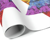 Star von David Happy Hanukkah Wrapping Paper Geschenkpapier (Rolleneckpunkt)