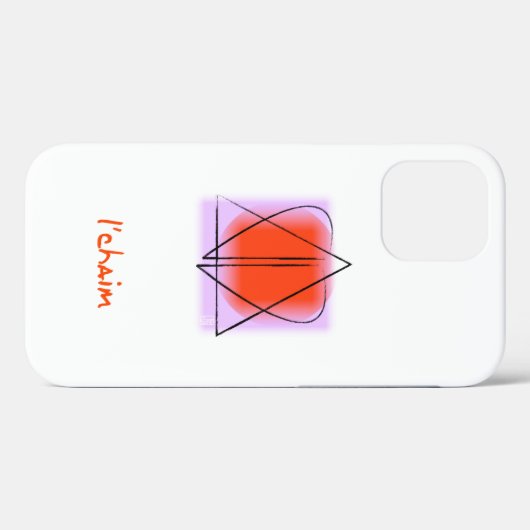 Star von David/Heart iPhone/iPad Gehäuse Case-Mate iPhone Hülle (Rückseite (Horizontal))