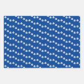 Star von David Jewish Bar Mitzvah Hanukkah Simple Geschenkpapier Set (Vorderseite)