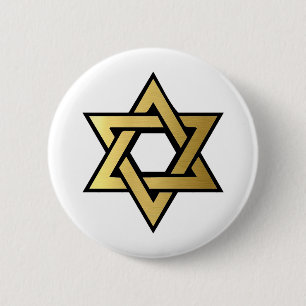 Star von David Jewish Button