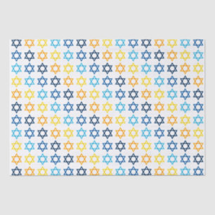 Star von David Jewish Colorful Seidenpapier