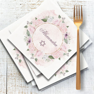 Star von David Jewish Girl Baby mit der Bezeichnun Serviette