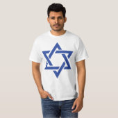 Star von David jüdisch Israel Flag Patriotic T-Shirt (Vorne ganz)