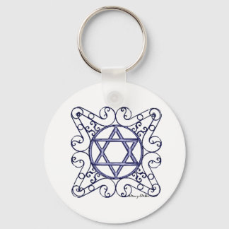 Star von David Key Chain Schlüsselanhänger