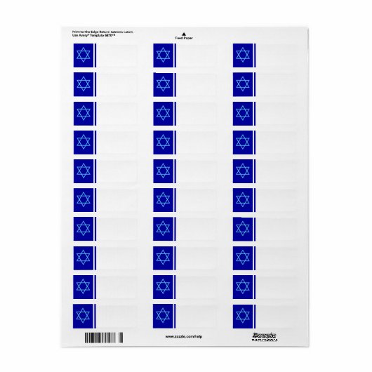 Star von David Label (Vorne)