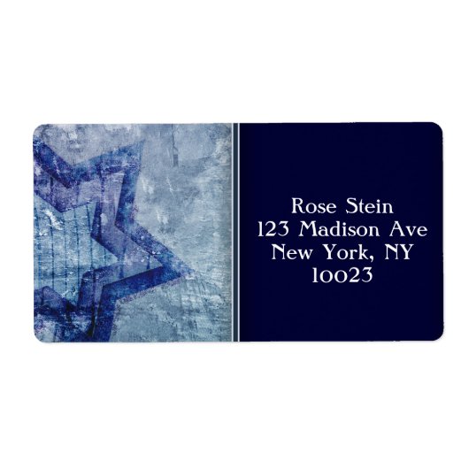 Star von David Labels (Vorne)