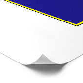 Star von David Menorah Poster (Ecke)