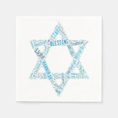 Star von David Napkins Serviette (Vorderseite)