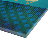 Star von David Olive Branches Passover Schneidebrett (Ecke)