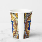 Star von David Paper Cup, Größe: 8oz Paper Cup Pappbecher (Rechts)