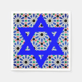 Star von David Paper Napkins Serviette (Vorderseite)