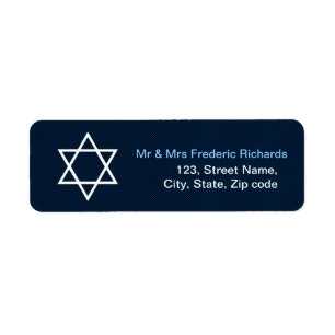 Star von David Pattern Bar Mitzvah