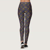 Star von David Pattern Leggings (Rückseite)