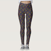 Star von David Pattern Leggings (Vorderseite)