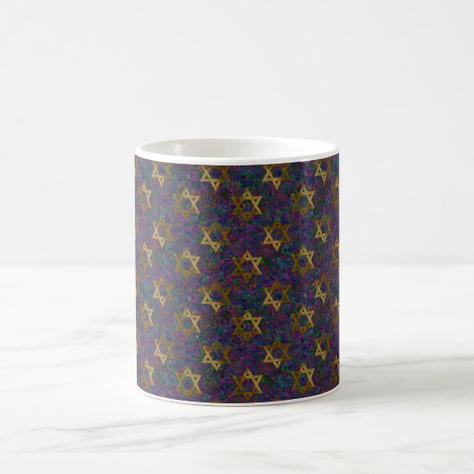 Star von David Pattern Tasse (Mittel)