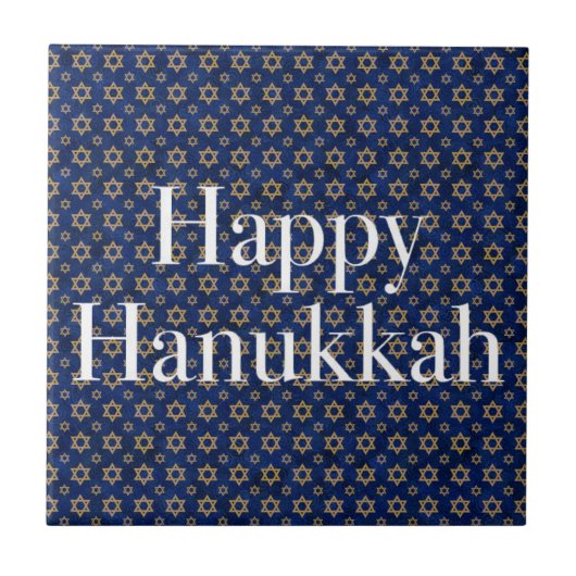 Star von David Pattern Tile Fliese (Vorderseite)