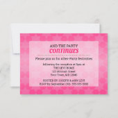 Star von David Pink Ombre Bat Mitzvah nach dem Par Einladung (Vorderseite)