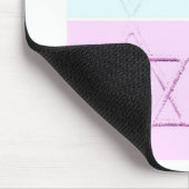 Star von David Pop Art Mousepad (Ecke)