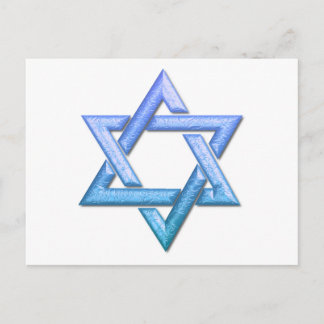 Star von David Postcards Postkarte