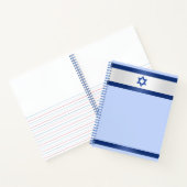 Star von David Right Side beim Schreiben hebräisch Notizblock (Innenseite)