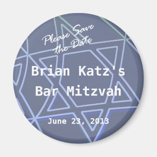 Star von David Round Magnet