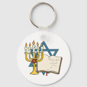 Star von David Schlüsselanhänger (Rückseite)