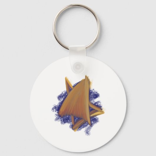 Star von David Schlüsselanhänger (Vorderseite)