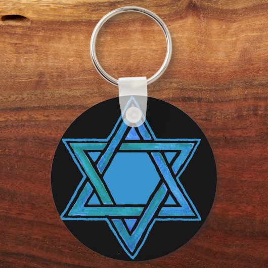 Star von David Schlüsselanhänger (Vorderseite)