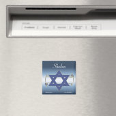 Star von David Scroll Magnet (In Situ (Geschirrspüler))