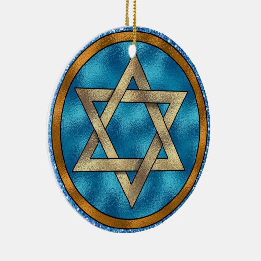 Star von David Shalom - SRF Keramik Ornament (Rechts)